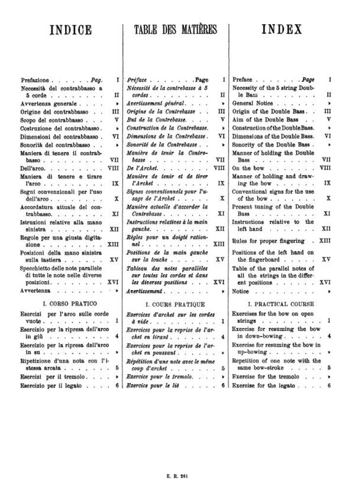 Billé: New Method for Double Bass – Volume 1