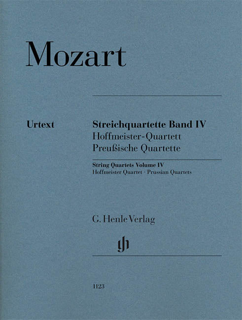 Mozart: String Quartets - Volume 4 (Hoffmeister and Prussian)