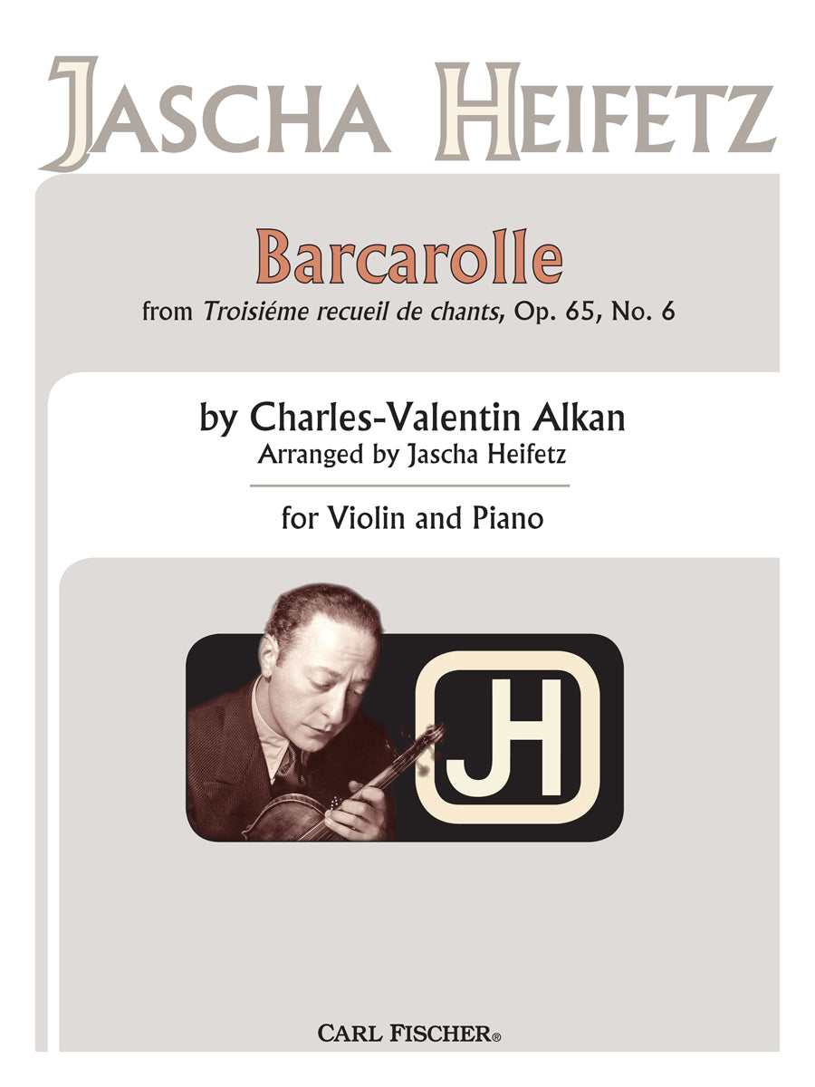 Alkan: Barcarolle, Op. 65, No. 6 (arr. for violin & piano)