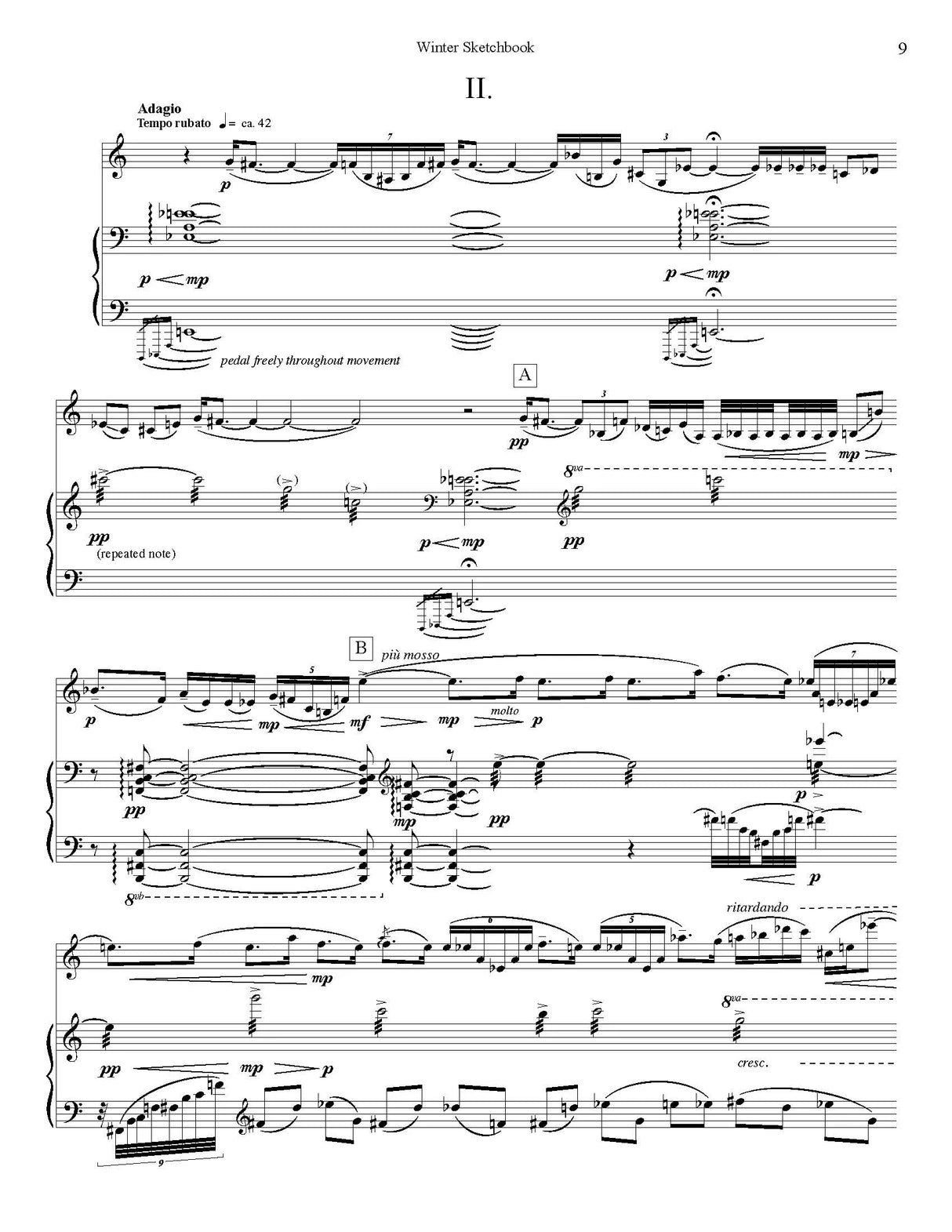 Shawn: Winter Sketchbook