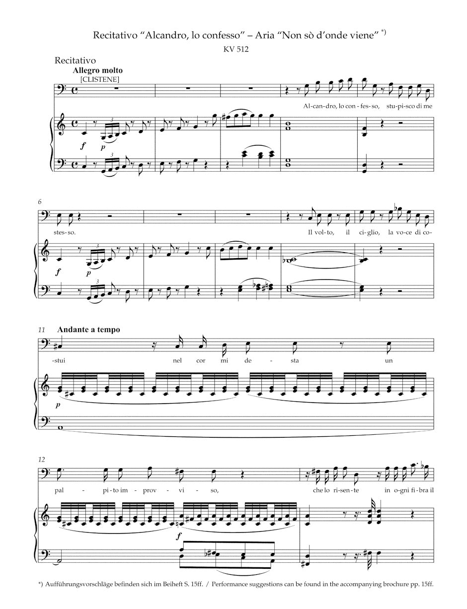 Mozart: Concert Arias for Bass – Ficks Music