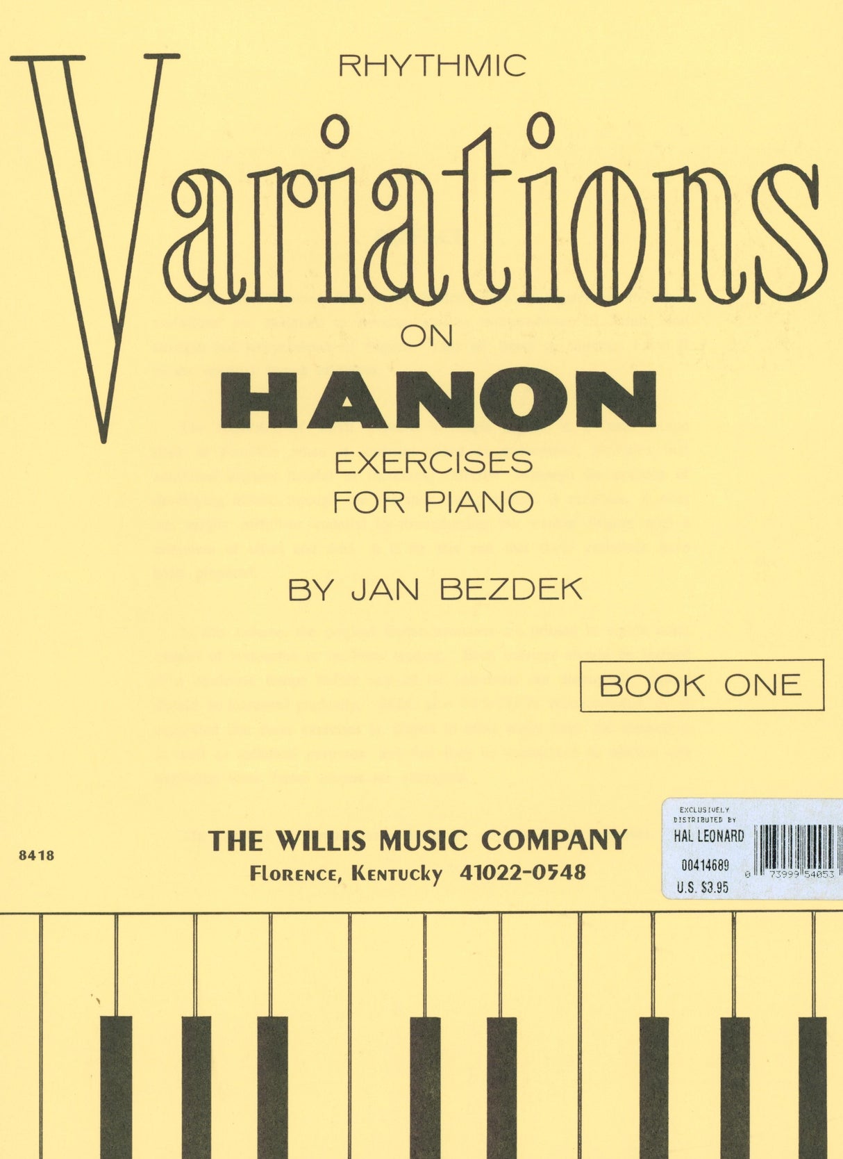 Rhythmic Variations on Hanon - Book 1