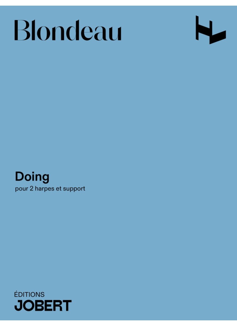 Blondeau: Doing (arr. for 2 harps & audio)