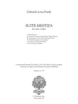 Frank: Suite Mestiza
