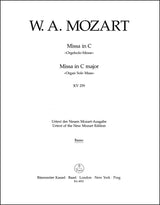 Mozart: Missa brevis in C Major, K. 259