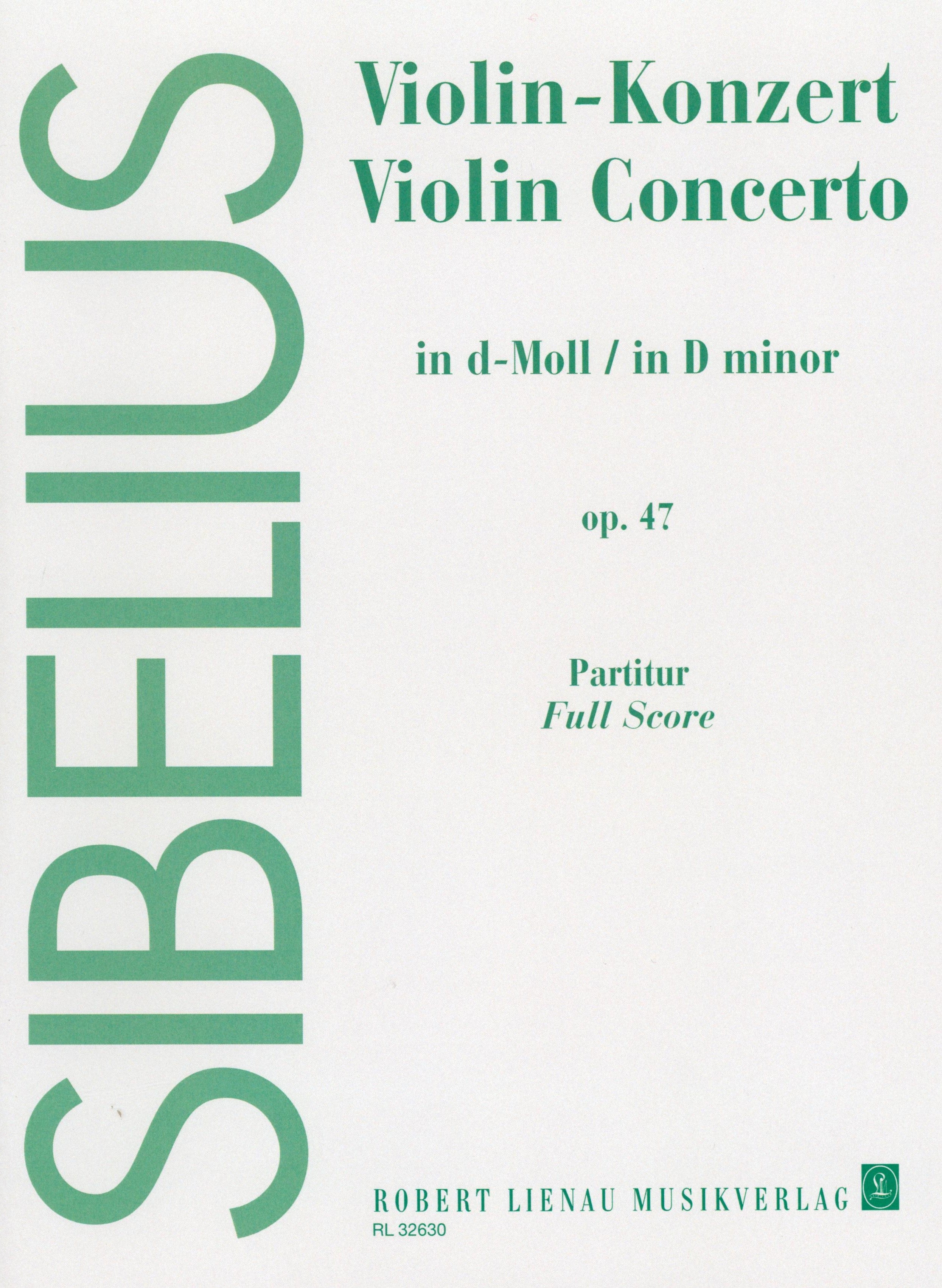 Sibelius: Violin Concerto in D Minor, Op. 47 – Ficks Music