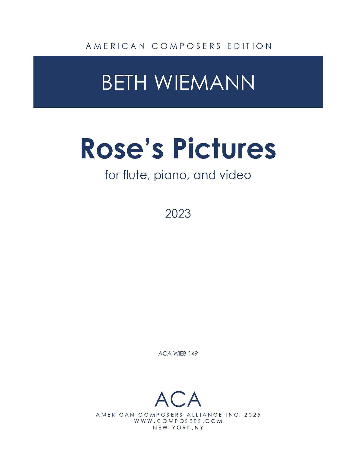 Wiemann: Rose's Pictures