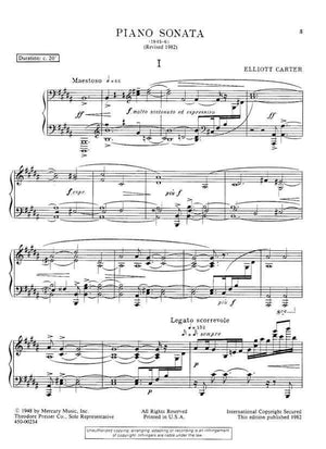 Carter: Piano Sonata