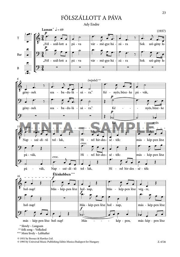 Kodály: Choral Works