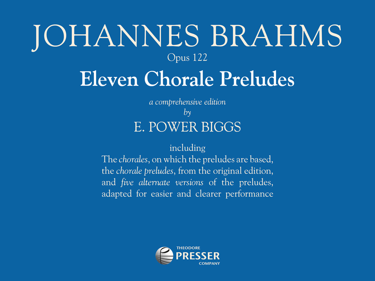 Brahms: 11 Chorale Preludes, Op. 122