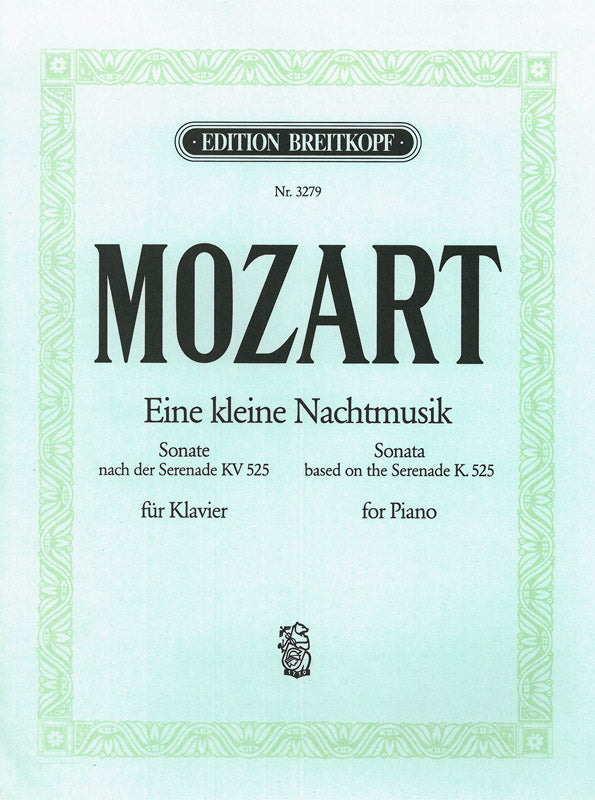Mozart: Eine kleine Nachtmusik, K. 525 (arr. for solo piano)