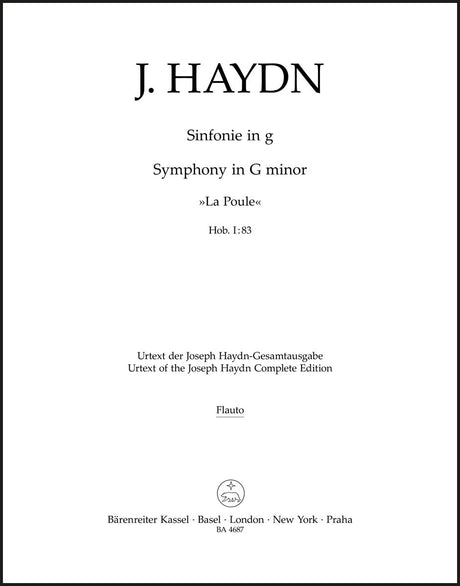 Haydn: Symphony in G Minor, Hob. I:83 "La Poule"