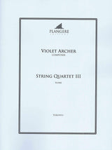 Archer: String Quartet No. 3