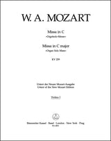 Mozart: Missa brevis in C Major, K. 259