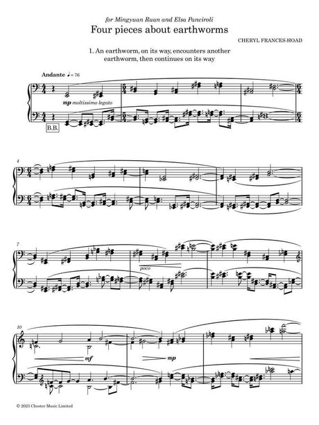 Frances-Hoad: 4 pieces about earthworms