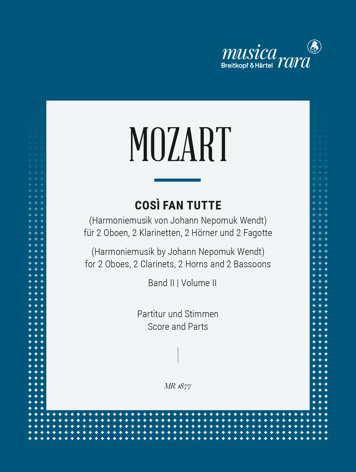 Mozart: Così fan tutte, K. 588 – Ficks Music