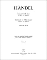 Handel: Organ Concerto in B-flat Major, HWV 294, , Op. 4, No. 6