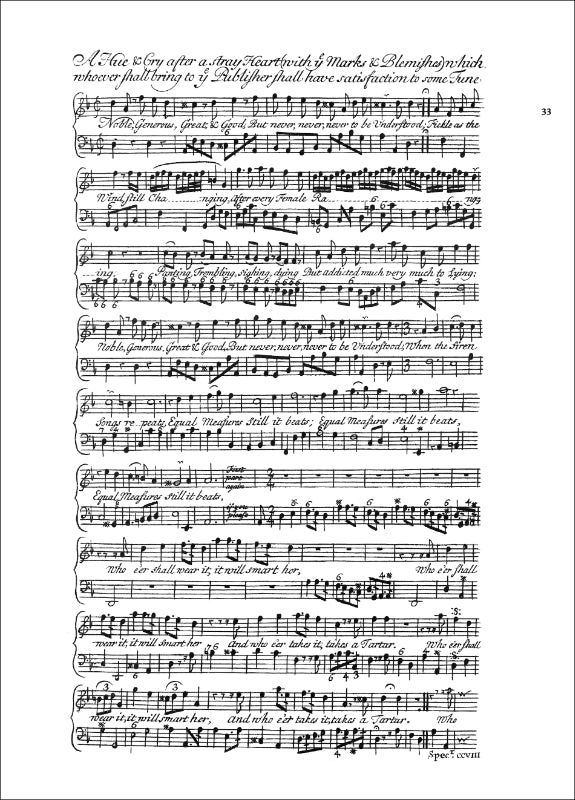 Leveridge: Complete Songs (with the music in Macbeth) 1697–1770