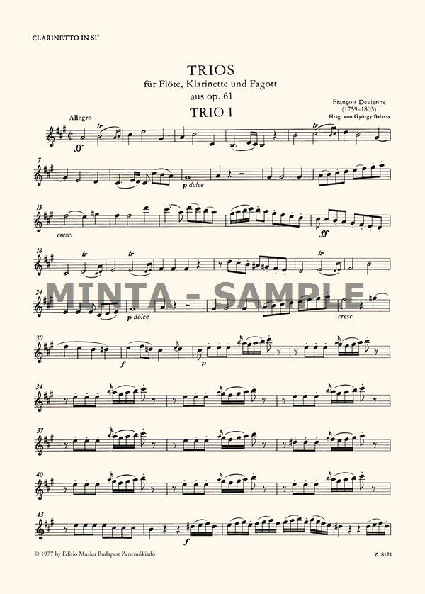 Devienne: Trios, Op. 61