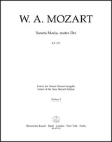 Mozart: Sancta Maria, mater Dei, K. 273