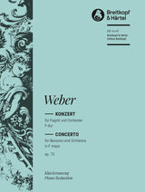 Weber: Bassoon Concerto in F Major, Op. 75