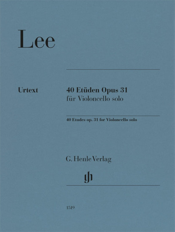 Lee: 40 Etudes, Op. 31