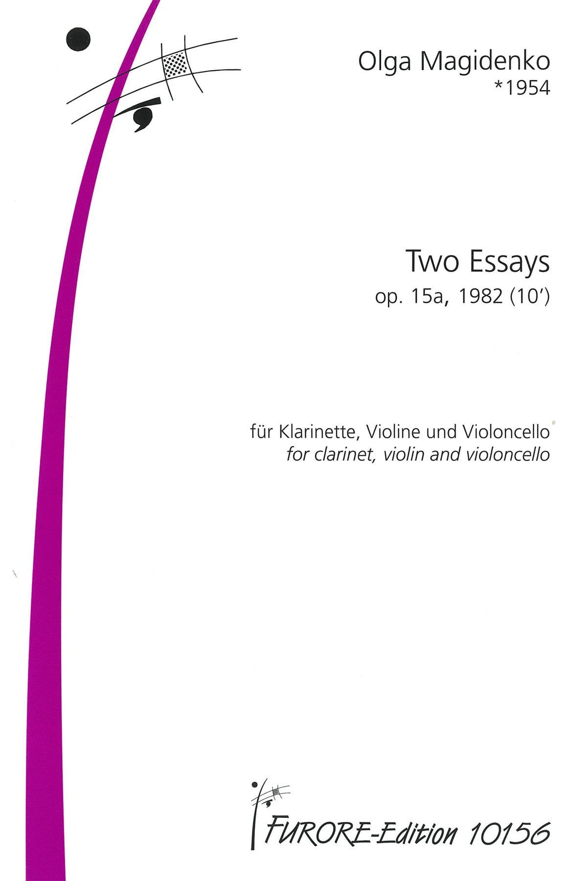 Magidenko: 2 Essays, Op. 15a