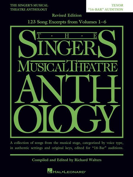 The Singer's Musical Theatre Anthology – Tenor - 16-bar Audition (Revised)