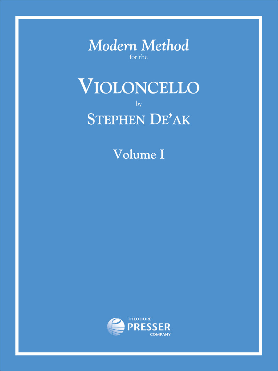 De'ak: Modern Method for The Cello - Volume 1