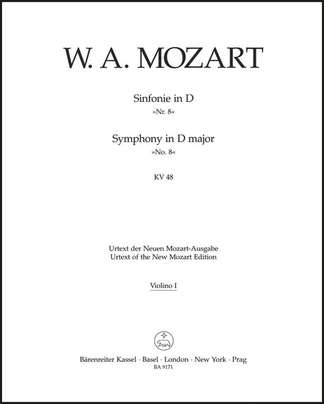 Mozart: Symphony No. 8 in D Major, K. 48