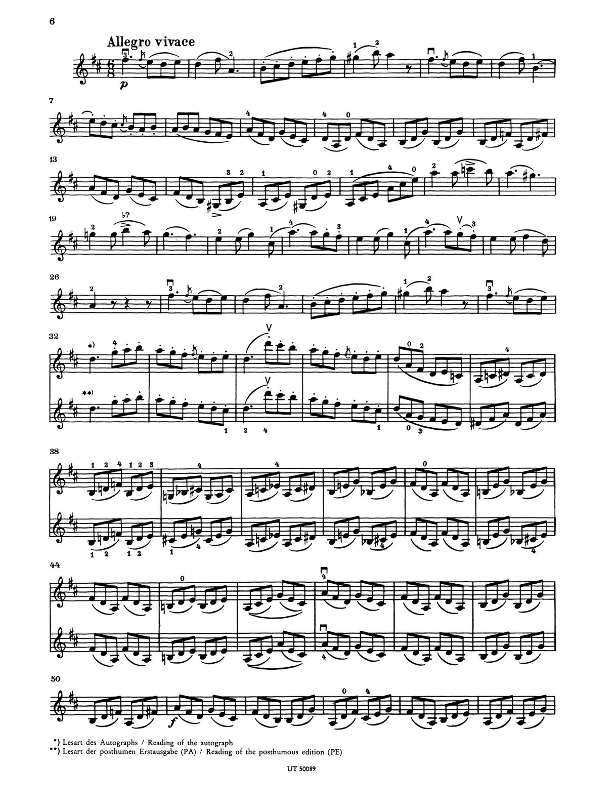 Schubert: Violin Sonatina in D Major, D 384, Op. 137, No. 1