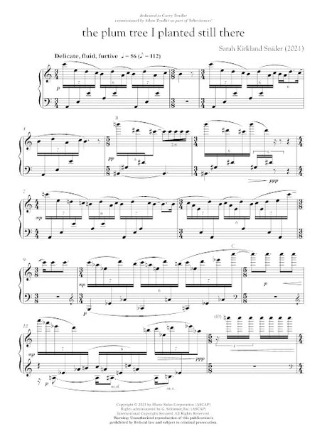 Snider: the plum tree I planted still there