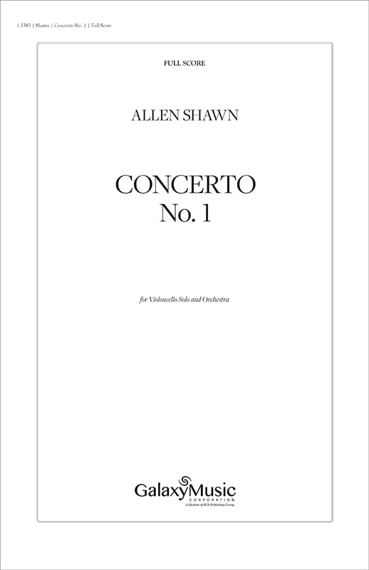 Shawn: Cello Concerto No. 1