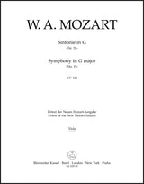 Mozart: Symphony No. 15 in G Major, K. 124