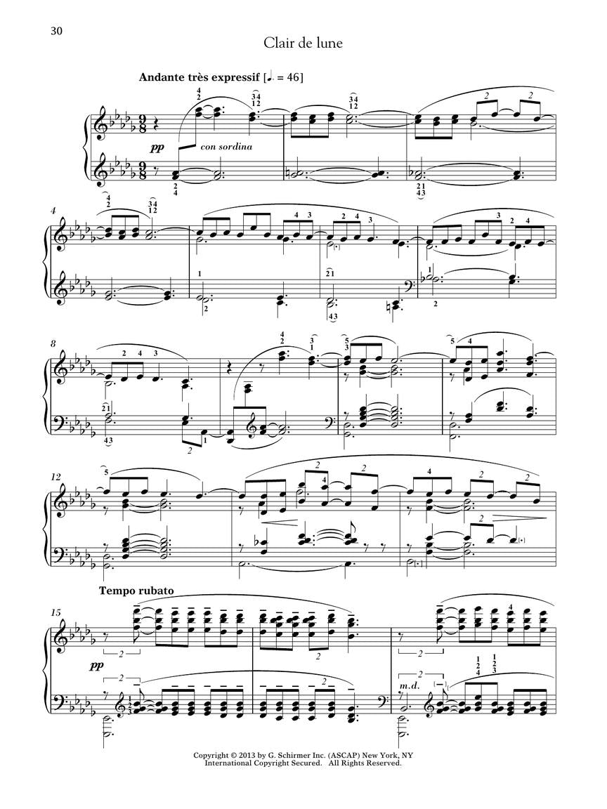 Debussy: Suite bergamasque