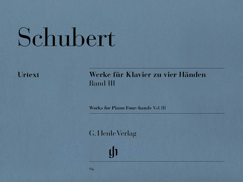 クラシック F. SCHUBERT PIANO WORKS SELECTION Schubert: Works for Piano Four-Hands - Volume 3 – Ficks Music