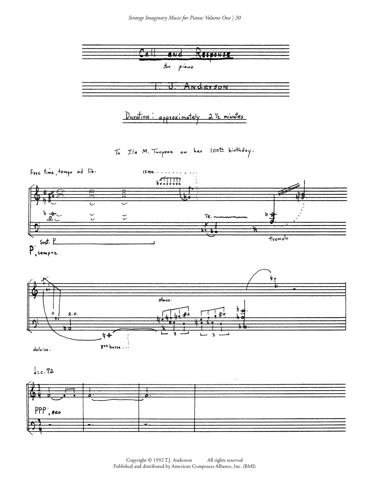 The Strange Imaginary Piano - Volume 1