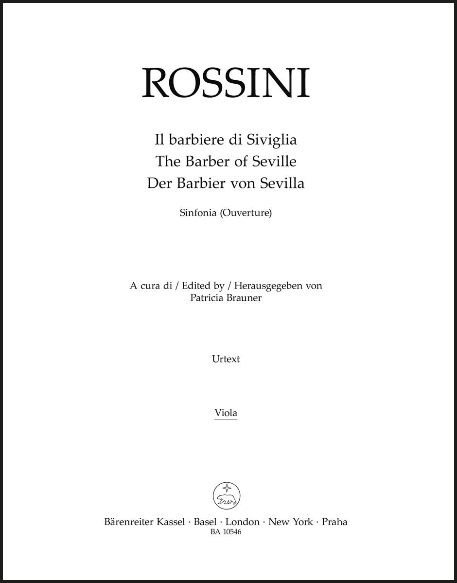 Rossini: Overture to The Barber of Seville