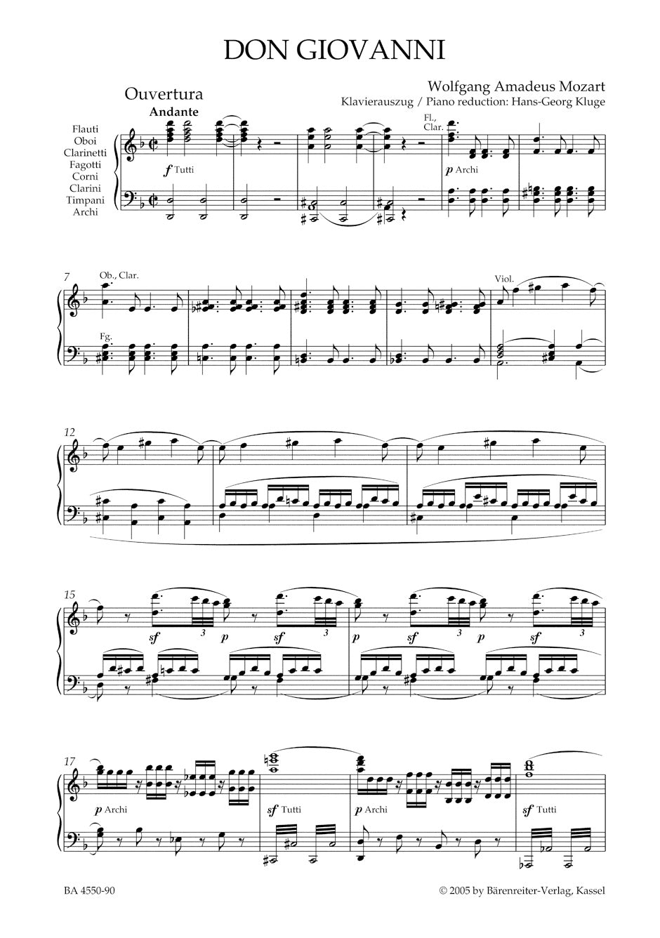 Mozart: Don Giovanni, K. 527 – Ficks Music