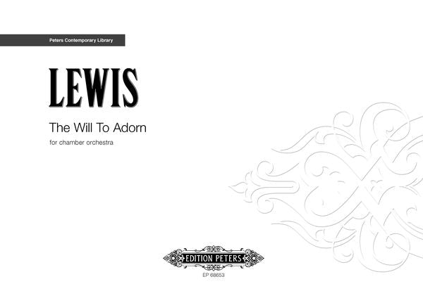 Lewis: The Will to Adorn