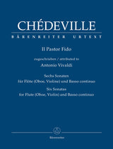 Chédeville: Il Pastor Fido - 6 Sonatas for Violin (Flute or Oboe) and Basso continuo