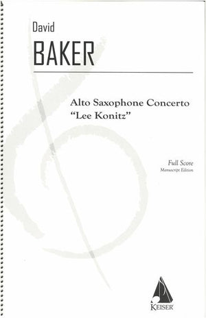 Baker: Alto Saxophone Concerto
