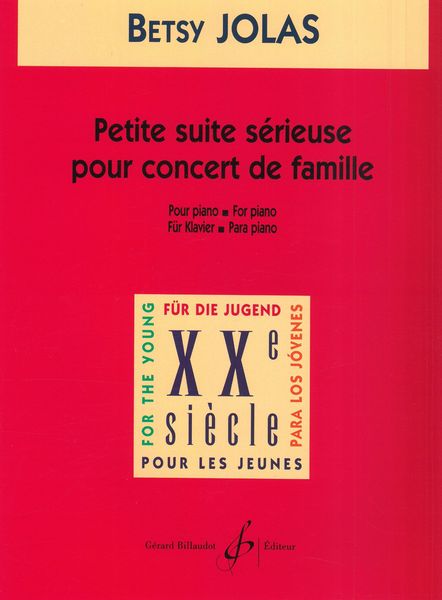 Jolas: Petite suite serieuse pour concert de famille