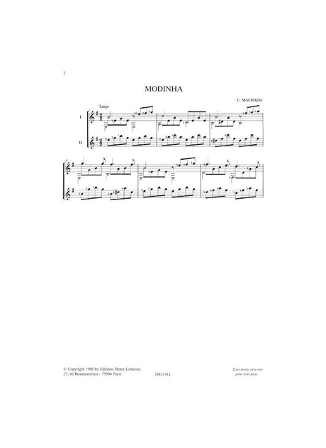 Machado: Modinhas brasileiras