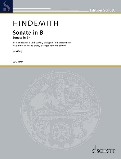 Hindemith: Clarinet Sonata (arr. for wind quintet)