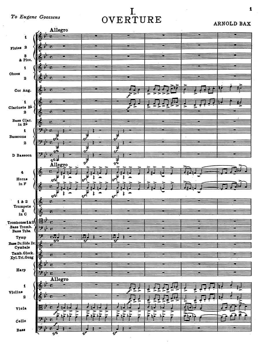 Bax: Overture, Elegy, & Rondo