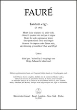 Fauré: Tantum ergo, N 156a