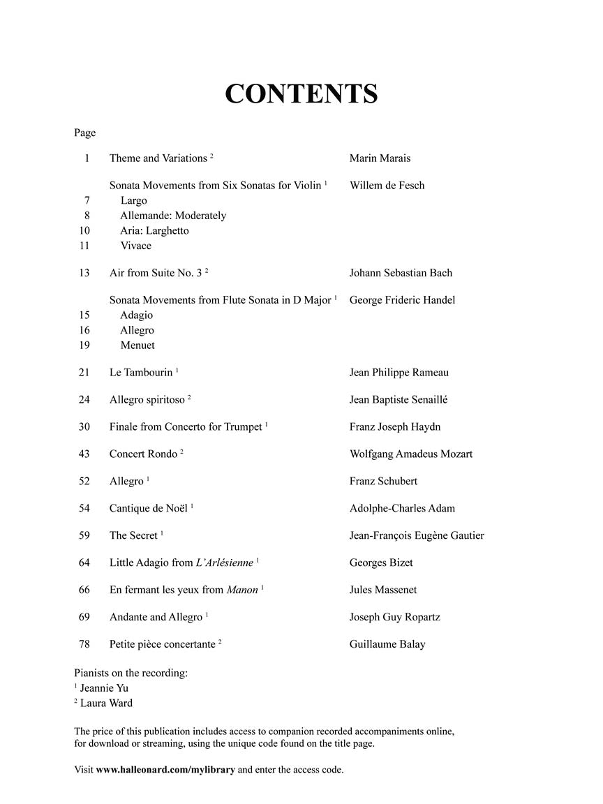 Solos for the Trumpet Player