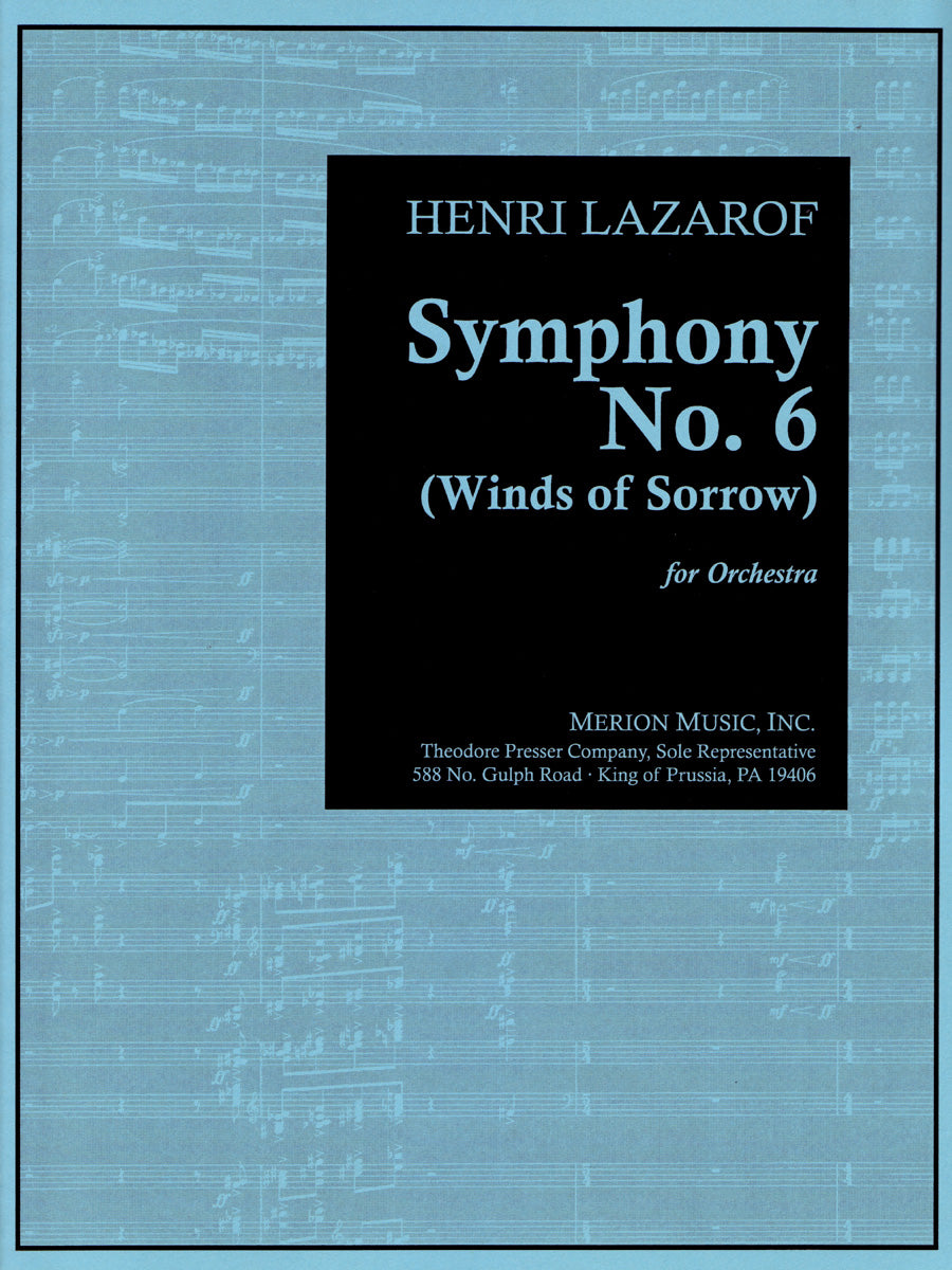 Lazarof: Symphony No. 6