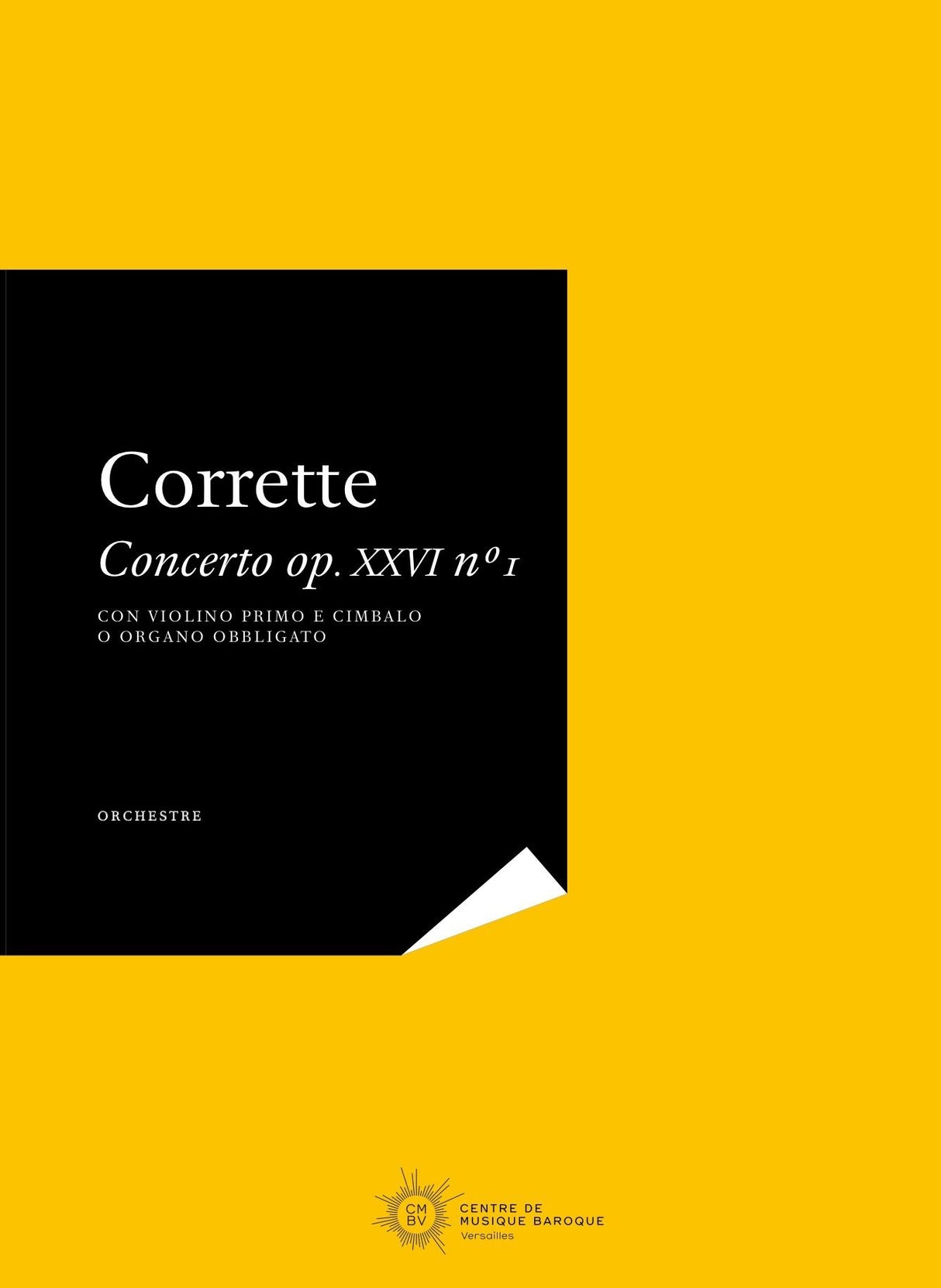 Corrette: Concerto for Violin & Harpsichord, Op. 26, No. 1